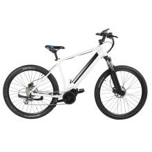 26" Inch Electric Bike Travel Bicycle City Town Middle Drive Bicycle White